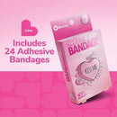 BioSwiss Bandages, Valentine Valentine Heart Shaped Self Adhesive Bandage, Latex Free Sterile Wound Care, Fun First Aid Kit Supplies for Kids, 24 Count by TinyTreasures Baby Boutique
