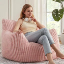 Giant Bean Bag Chairs for Adults with Filling Plush Fluffy Bean Bag Chairs for Teens with Armrests Comfy BeanBag Lazy Couch Sofa Chair for Bedroom Living Room Reading by CozyNest Decor