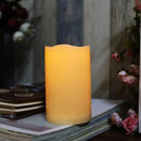 CANDLE CHOICE Waterproof Outdoor Battery Operated Flameless Candles with Remote Timer Plastic Flickering Fake Electric LED Pillars for Lantern Garden Wedding Christmas Decorations 3x5 Inches 3 PCS by GreenHaven Gardens