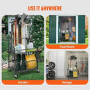 VEVOR Garden Tool Organizer, 16 Slots with Hooks, Yard Tool Tower Rack with Wheels for Garage Organization and Storage, Hold Long-Handled Tool/Rake/Broom, Metal Tool Stand Holder for Shed, Outdoor by GreenHaven Gardens