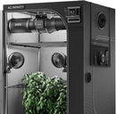 AC Infinity AI Grow System PRO 5x5, 6-Plant Kit w/Self-Learning AI Controller, Dynamic Airflow & LM301H EVO LED Lighting Control, 2000D Mylar Tent w/Lab-Tested Reflectivity, Largest Zippered Window by GreenHaven Gardens