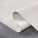 CAMILSON Easy Jute Rug 9x12, Indoor Outdoor Off-White Farmhouse Area Rugs for Living Room Patio and Kitchen Rug, Solid Woven Design, Easy-Cleaning, Washable Outside Carpet Alfombras (9 x 12) by CozyNest Decor