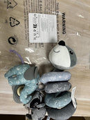 Koty Car Seat Toys, Infant Baby Spiral Plush Activity Hanging Toy for Stroller Bar Pram Crib with Music Box BB Squeaker & Rattles(Gray Fox) by TinyTreasures Baby Boutique