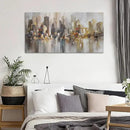New York City Wall Art - Modern Abstract Wall Art for Living Room, Office & Bedroom Cityscape & Paintings for Bedroom brooklyn bridge Wall Art Pictures Wall Decor Chicago Artwork for Walls 24×48IN by CozyNest Decor