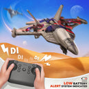 BEZGAR Drones for Kids | 2.4GHZ RC Plane, Remote Control Airplane, RC Helicopter, 360° Flip Fighter Jet Toy, Toys for ages 8-13 with Colorful LED Navigation Lights Red by TinyTreasures Baby Boutique