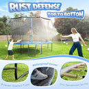 BCAN 8FT 10FT 12FT 14FT 15FT 16FT Recreational Trampoline with Enclosure for Kids Adults, ASTM Approved, Outdoor Trampolines with Ladder for Kids by TinyTreasures Baby Boutique