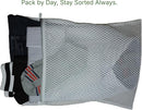 Mesh Laundry Bags for Delicates – 3-Pack (12″×16″) with Color-Coded Zippers – Honeycomb Mesh, Locking Zipper, Washer & Dryer Safe for Bras, Socks, Travel Clothes by TinyTreasures Baby Boutique