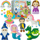 Craftorama Sewing Kit for Kids, Fun and Educational Fairytale Craft Set for Boys and Girls Age 7-12, Sew Your Own Felt Animals Craft Kit for Beginners, 165 Piece Set by TinyTreasures Baby Boutique