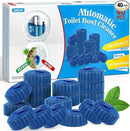 Toilet Bowl Cleaner Tablets 40 PACK, Blue Automatic Toilet Cleaner with Bleach, Using Sustained-Release Technology for Deodorizing & Descaling,Household Toilet Tank Cleaners for Against Tough Stains by CozyNest Decor