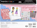 Fashion Angels Fashionista Sketch Set, Includes Sketch Pad with Stencils & Stickers, Fashion Design Sketch Book for Girls, Ideal Drawing Kit for Kids by TinyTreasures Baby Boutique