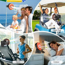 Ausic Portable Misting Clip on Fan, 100ml Camping Stroller Fan with LED, Max 45H Working Time Golf Cart Fans, 360° Rotate Cooling Spray, Outdoor Rechargeable Battery Fans for Travel/Home/Beach by TinyTreasures Baby Boutique