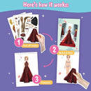 Sticker Dress Up Fashion Runway - Sticker Activity Book for Kids. Learn Girls Fashion Design with Stickers and Guides for Kids 5 and up. Little Designer Creativity Book by TinyTreasures Baby Boutique