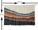Flber Macrame Wall Hanging Macrame Wall Decor Large-Scale Tie-Dye Tapestry Living Home Room Wall Decor 57" Wx 35" L by CozyNest Decor