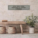 Generic Wood Sign Coffee Offers Forgiveness for Everyone Everywhere Rustic Wooden Hanging Sign Home Farmhouse Kitchen Wall Decor 16 x 4 Inch by CozyNest Decor