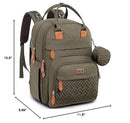 BabbleRoo Diaper Bag Backpack - Baby Essentials Travel Tote - Multi Function Waterproof Diaper Bag, Travel Essentials Baby Bag with Changing Pad, Stroller Straps & Pacifier Case - Unisex, Army Green by TinyTreasures Baby Boutique