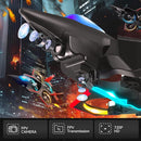 BEZGAR Brushless RC Plane with Camera | 2.4GHZ Remote Control Airplane, 6-axis Gyro Drones for Kids, RC Helicopter, 360°Flip Jet Fighter for Beginners with LED Navigation Lights by TinyTreasures Baby Boutique