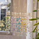 Hanging Window Garden Crystal Sun Catcher, Gold-Plated Sun Catcher for Indoor and Outdoor Decoration, Light Catcher, Party Crystals (Purple) by GreenHaven Gardens