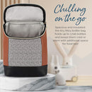 Itzy Ritzy Insulated Bottle Bag – Keeps Bottles Warm or Cool - Holds 3 Bottles & Features Interior Pocket For Ice Pack (Not Included), Coffee and Cream by TinyTreasures Baby Boutique