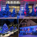 Brizled Blue Christmas Lights, 33ft 100 LED 5MM Wide Angle Christmas Tree Lights, 120V UL Certified Mini String Light Connectable Outdoor Waterproof Blue Light for Xmas Room Party Decor, Green Wire by TinyTreasures Baby Boutique