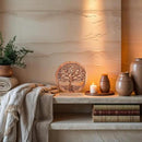 Decozen Solid Wood Tree of Life Sculpture - Home Decor, Living Room, Boho, Shelf, Coffee Table, Centerpiece Table Decorations, Mantle, Dining Table Centerpiece, Bathroom Shelf, Entryway, Farmhouse by CozyNest Decor