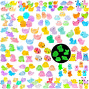 240 Pcs Luminous Mini Resin Animals 30 Styles Miniatures Animal Figurines Glow in the Dark Tiny Little Animals Figures to Hide for DIY Fairy Garden Micro Landscape Dollhouse Aquarium Party Decor by GreenHaven Gardens