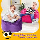 Hobestluk Bean Bag Chairs 2.5FT Bean Bag Chair with Memory Foam Filled & Machine Washable Cover,Beanbag Chair, Small Bean Bag Chairs for Playroom, Living Room, Bedroom by CozyNest Decor