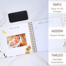 Baby Album Memory Book for Girl or Boy - First 5 Years Unisex Bohemian Rainbow Keepsake Journal to Log Newborn Milestone - Photo Album Scrapbook for Baby Shower - Unique New Parents Gifts for Couples by TinyTreasures Baby Boutique