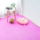 qqpp EVA Rubber 18 Tiles Interlocking Puzzle Foam Floor Mats - Baby Play Mat for Playing | Exercise Mat for Home Workout. Pink. QC-Cb18N by TinyTreasures Baby Boutique
