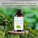Majestic Pure Peppermint Essential Oil with Glass Dropper - 1 Fl Oz - 100% Pure and Natural Peppermint Oil - Premium Grade Essential Oils for Diffuser, Aromatherapy, Soap and Candle Making by CozyNest Decor