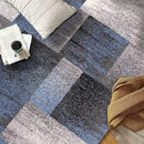 Rugshop Modern Distressed Boxes Area Rug 3' 3" x 5' Blue by TinyTreasures Baby Boutique