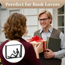 Sziqiqi Book Ends for Shelves Decorative: Cast Iron Bookends for Books Cute Statue Book Ends on Bookshelf Human Sculpture Decoration - Geometric Bookend Unique Gift for Shelves Room Office Decorative by CozyNest Decor