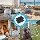 2 Pack Mesh Laundry Bags, Large Travel Laundry Washing Bags for Dirty Clothes Storage, 24" X 36" Washable Heavy Duty Laundry Net Bag With Drawstring for College Dorm, Hamper, Room, Laundromat (Black) by TinyTreasures Baby Boutique