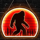Bigfoot Neon Sign, Bright Dimmable USB Powered Sasquatch Neon Lights Sign and Unique UV Printed Funny Big Foot Sasquatch Gifts for Men Women Adults Kids Bigfoot Lovers Wall Art Decors by CozyNest Decor