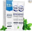 7.5% Nano Hydroxyapatite Toothpaste 2Packs (Fluoride-Free), Helps Remineralize, Protects Enamel, Strengthens Tooth, Dentist-Recommended for Sensitive Teeth & Kids, Refresh Mint Whitening Toothpaste by CozyNest Decor