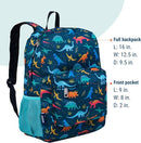 Wildkin 16-inch Kids Backpack – Durable, Padded & Spacious School Bag for Boys & Girls - Jurassic Dinosaurs by TinyTreasures Baby Boutique