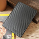Polare Luxury RFID Blocking Leather Passport Holder Travel Wallet For Men and Women (Carbon Black) by TinyTreasures Baby Boutique