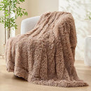 GONAAP Fuzzy Faux Fur Throw Blanket Twin Size Taupe Super Soft Cozy Plush Fuzzy Shaggy Blanket for Couch Sofa Bed (Taupe, Twin(60"x80")) by CozyNest Decor