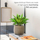 Artificial Agave Plants,Large UV Resistant Fake Agave Planters for Indoor and Outdoor Decorating Artificial Plants for Outdoors Plants(2Pack, 22") by CozyNest Decor