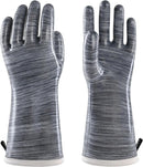 wahoo Liquid Silicone Smoker Oven Gloves, Food-Contact Grade, Heat Resistant Gloves for Cooking, Grilling, Baking, Black, XXL/11 by GreenHaven Gardens