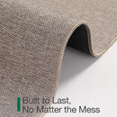 LUMI Ultra Thin Door Mat for Entryway, Low Profile Non Slip Rubber Backing Indoor Doormat, Easy Clean Welcome Entrance Mat for Inside House, Patio,Beige 32"x48" by CozyNest Decor