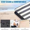 G GOOD GAIN Waterproof Picnic Blanket Portable with Carry Strap for Beach Mat or Family Outdoor Camping Party, Park Blanket for Grass Park, Hiking, Travel, Concerts (Denim Blue) by TinyTreasures Baby Boutique