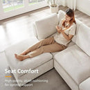 Modular Sectional Sofa, Convertible Couch Modular Sofa Without Ottoman, Sectional Sofas for Living Room Small Apartments by CozyNest Decor
