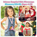 3" Screen Digital Microscope for Kids: 1000X Rechargeable Mini Pocket Portable Miniscope Magnifying Glass 4K Coin Jewelry Loupe Edu Science STEM Toy Xmas Gift 4-12 Boys Girls by TinyTreasures Baby Boutique
