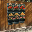 Self-Watering Wall-Mounted Planter, Vertical Garden Planter Set with 18 Pots, Stackable Plant Grow Pots with Electronic Timer for Growing Veggies, Fruits, Herbs, Flowers. by CozyNest Decor