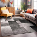 Rugshop Modern Distressed Boxes Area Rug 5' x 7' Gray by TinyTreasures Baby Boutique