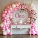 RUBFAC 129pcs Pastel Pink Balloons Different Sizes 18 12 10 5 Inches for Garland Arch, Light Pink Balloons for Birthday Valentine's Day Baby Shower Gender Reveal Wedding Party Decoration by TinyTreasures Baby Boutique