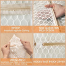 6 Pack Laundry Bag, Durable Big Honeycomb Mesh Laundry Bags Suitable for Delicate Clothes Washing (3 Large, 3 Medium) by TinyTreasures Baby Boutique