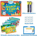Skillmatics Search and Find Megapack Educational Game - Reusable Preschool Learning Activities, Perfect for Toddlers & Kids Who Love Toys, Art & Crafts, Builds Vocabulary, Gifts for Ages 3, 4, 5, 6 by TinyTreasures Baby Boutique