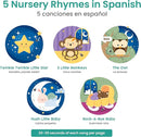 Binibi Spanish Musical Book for Toddlers 1-3 Estrellita ¿Dónde Estás? & Other Nursery Rhymes | Spanish Learning for Kids | Bilingual Children's Sound Book | Libro en español para bebés by TinyTreasures Baby Boutique
