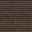 House, Home and More Indoor Outdoor Double-Ribbed Carpet Runner with Skid-Resistant Rubber Backing - Bittersweet Brown - 4 Feet x 40 Feet by CozyNest Decor